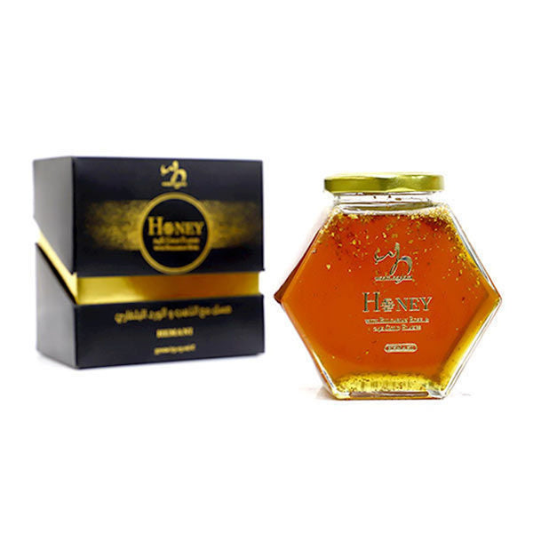 WB by HEMANI- Honey 24K Gold Flakes with Bulgarian Rose, 370Gm