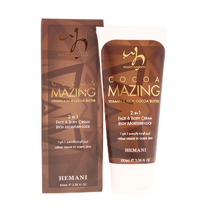 WB by HEMANI- Cocoa-Mazing 2in1 Face & Body Cream, 100ml