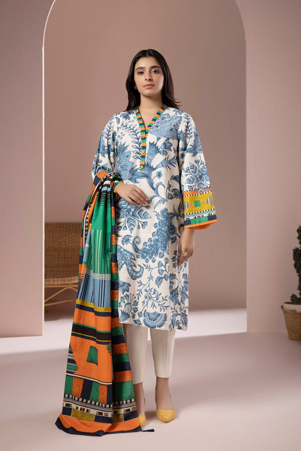 Sapphire- 2 Piece - Printed Khaddar Suit