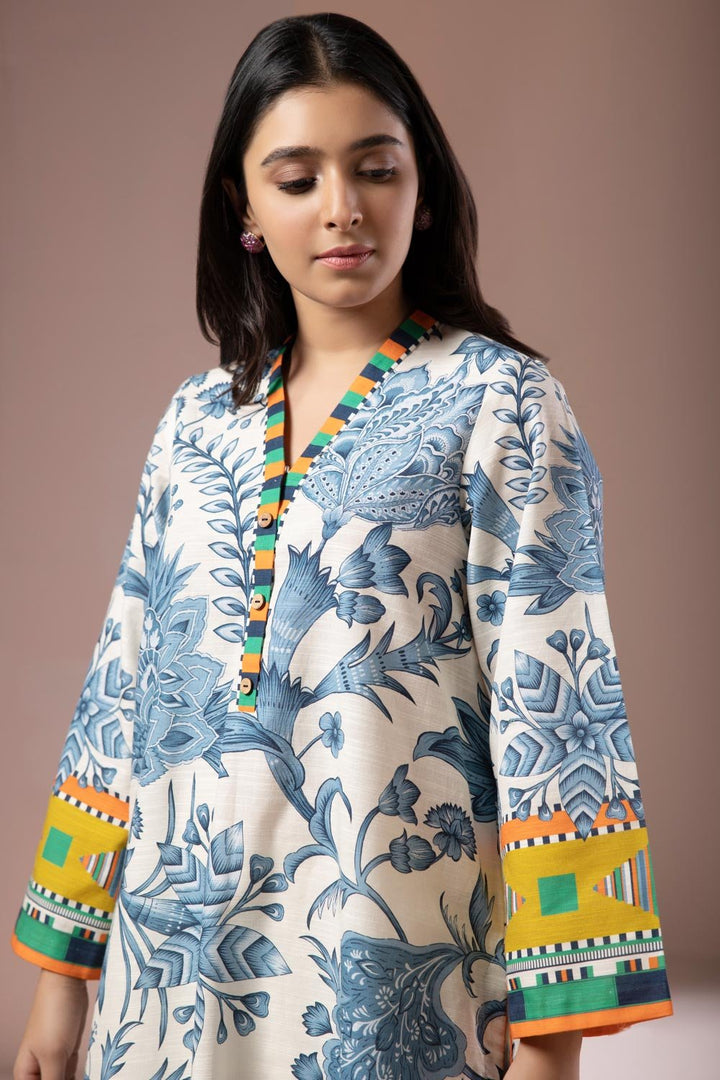 Sapphire- 2 Piece - Printed Khaddar Suit