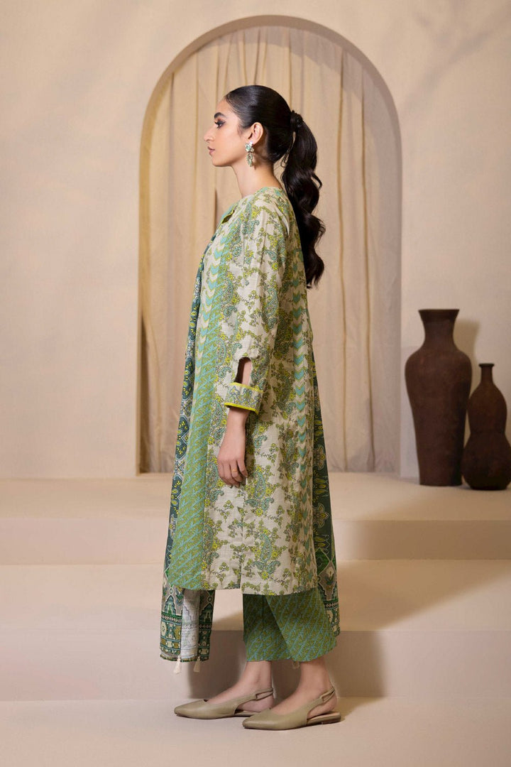 Sapphire- 3 Piece - Printed Khaddar Suit