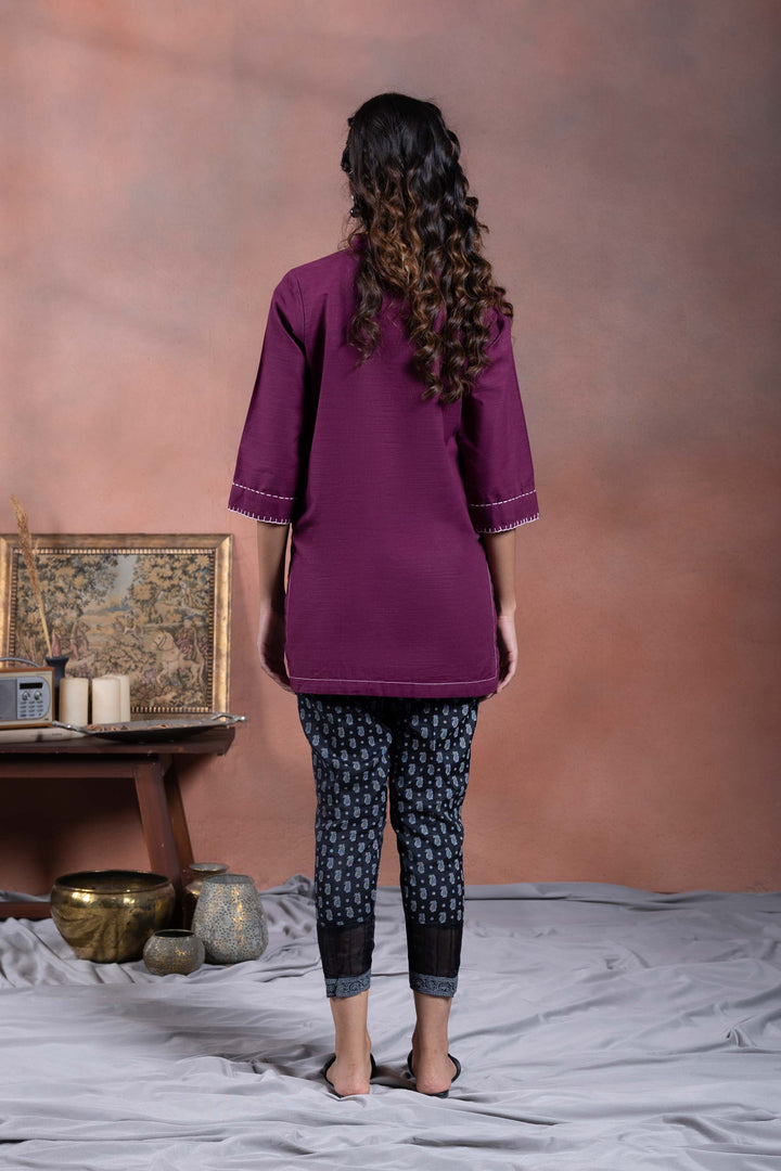 Sapphire- Solid Khaddar Shirt