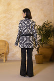 Sapphire- Printed Khaddar Jacket