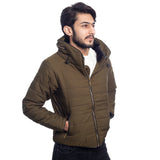 VYBE- Bubble With Hood Zipper- Army Green