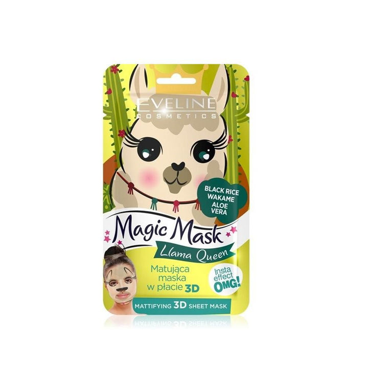 Eveline- Magic Face Sheet Mask Queen Mattifying