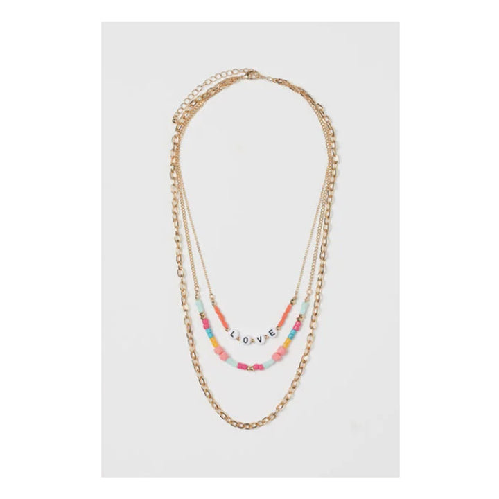 H&M- Three-strand necklace Gold-coloured