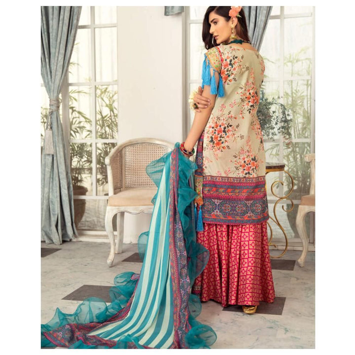 Emerald – 3 Piece Embroidered Unstitched Lawn