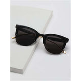 Shein- Browline Frame Sunglasses
