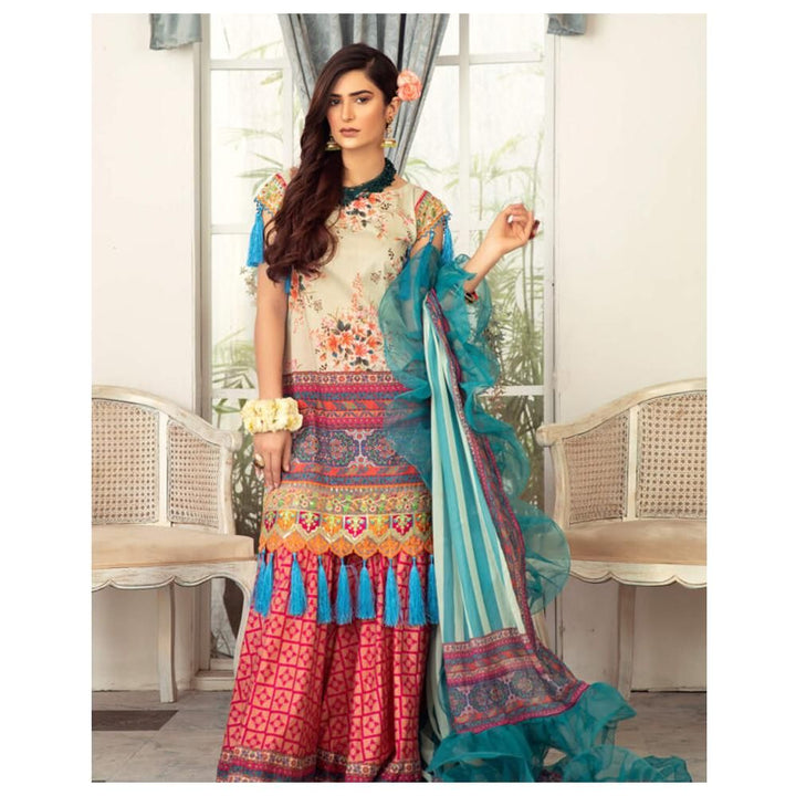 Emerald – 3 Piece Embroidered Unstitched Lawn