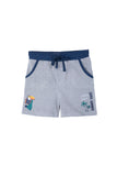 Sapphire- Embroidered Terry Shorts