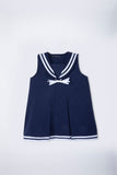 Sapphire - Navy Dress with Bow