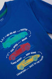 Sapphire Pack of 2 T-shirts Blue, White & Yellow