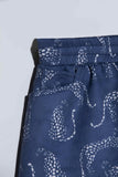 Sapphire- Printed Suede Skirt