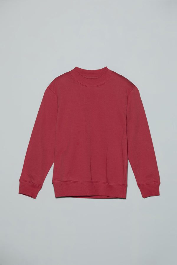 Sapphire Basic Sweatshirt Maroon