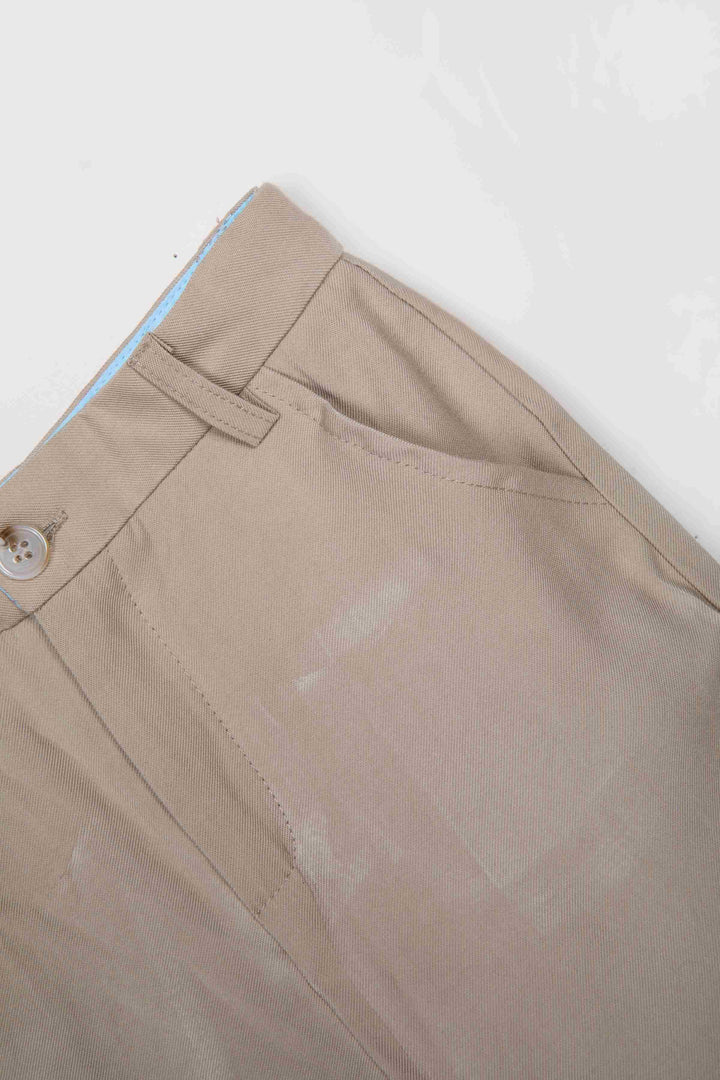 Sapphire Cotton Twill Pants Khaki