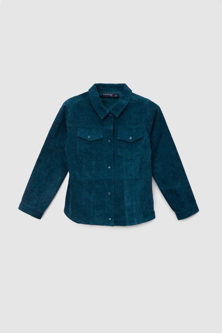 Sapphire Corduroy Shirt Light Green