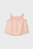Girls Peach Tops And Dresses
