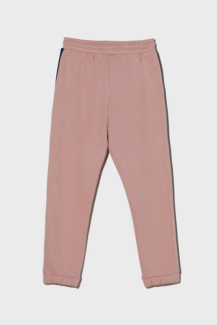 Girls Side Twill Tape Jogger Pants