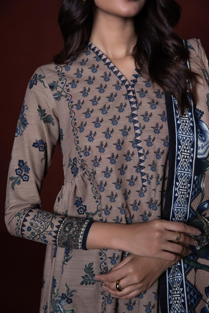 Sapphire- 2 Piece - Printed Khaddar Suit