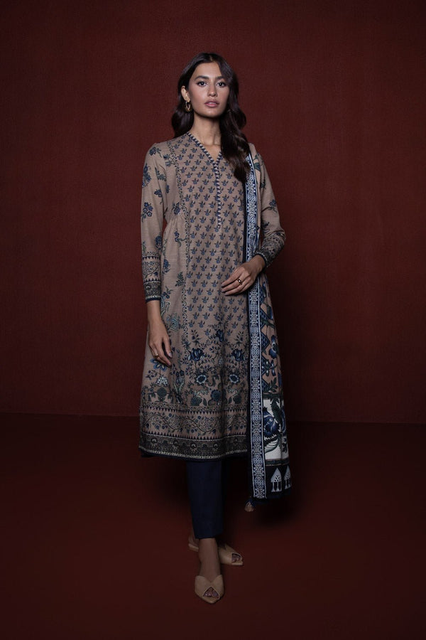 Sapphire- 2 Piece - Printed Khaddar Suit