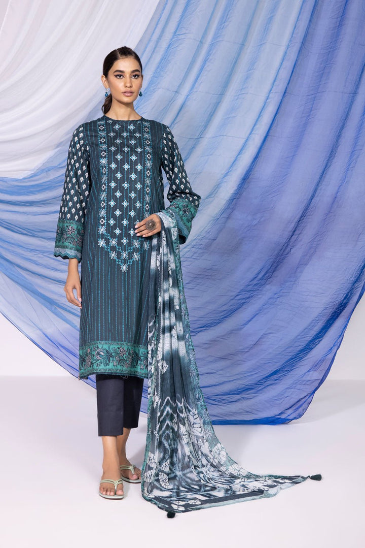 Sapphire- 2 Piece - Embroidered Lawn Suit