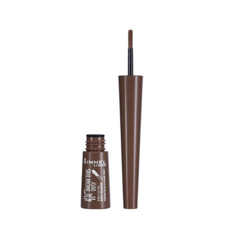 Rimmel London- Brow Shake Filling Powder, 002 Medium Brown