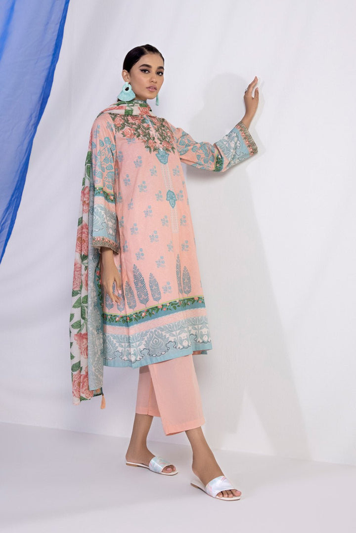 Sapphire- 3 Piece - Embroidered Jacquard Suit