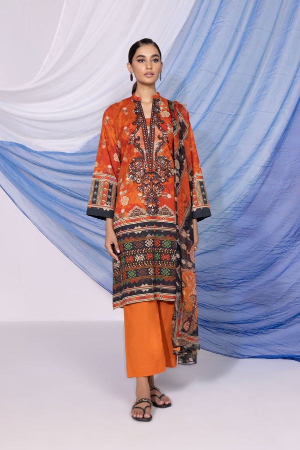 Sapphire- 3 Piece - Embroidered Lawn Suit