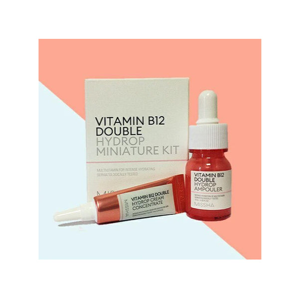 Missha- Vitamin B12 Double Hydrop Miniature[2]Ampouler,Cream 10ml