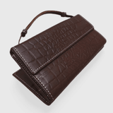 The original Premium Leather Women’s Wallet Gift Set Dark Brown