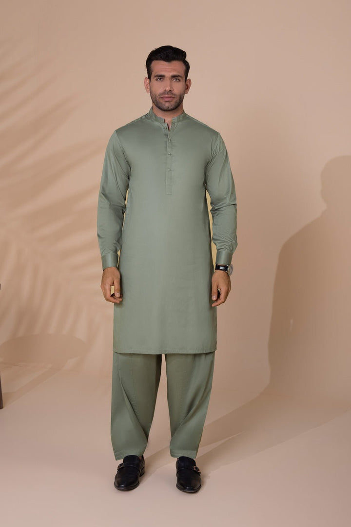 Sapphire- Cotton Twill Suit