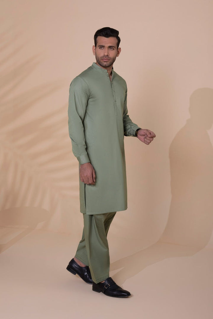 Sapphire- Cotton Twill Suit