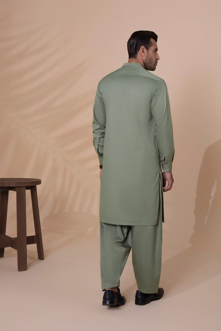 Sapphire- Cotton Twill Suit