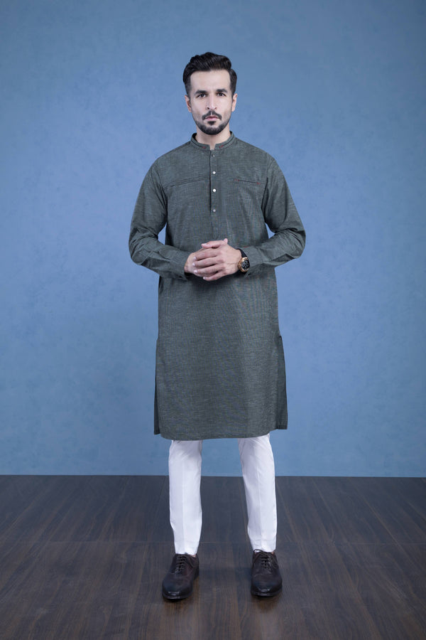 Sapphire Cotton Kurta