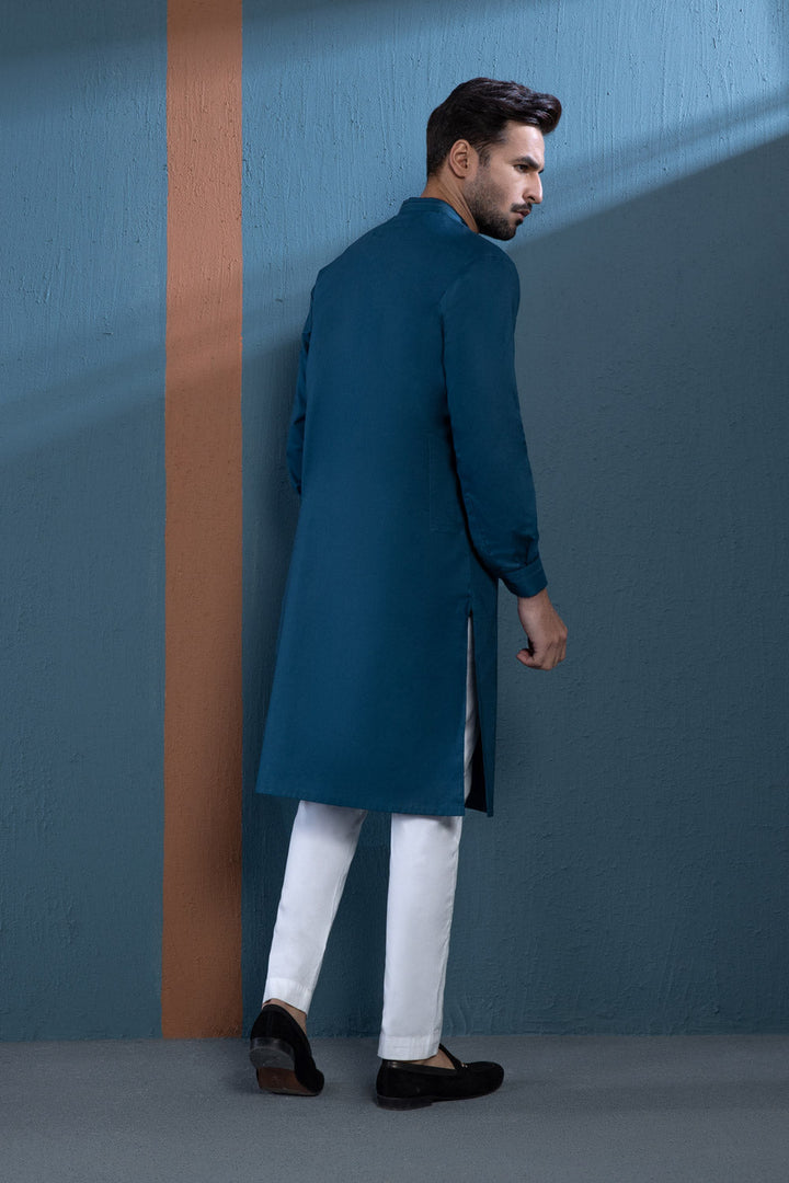 Sapphire- Cotton Dobby Kurta