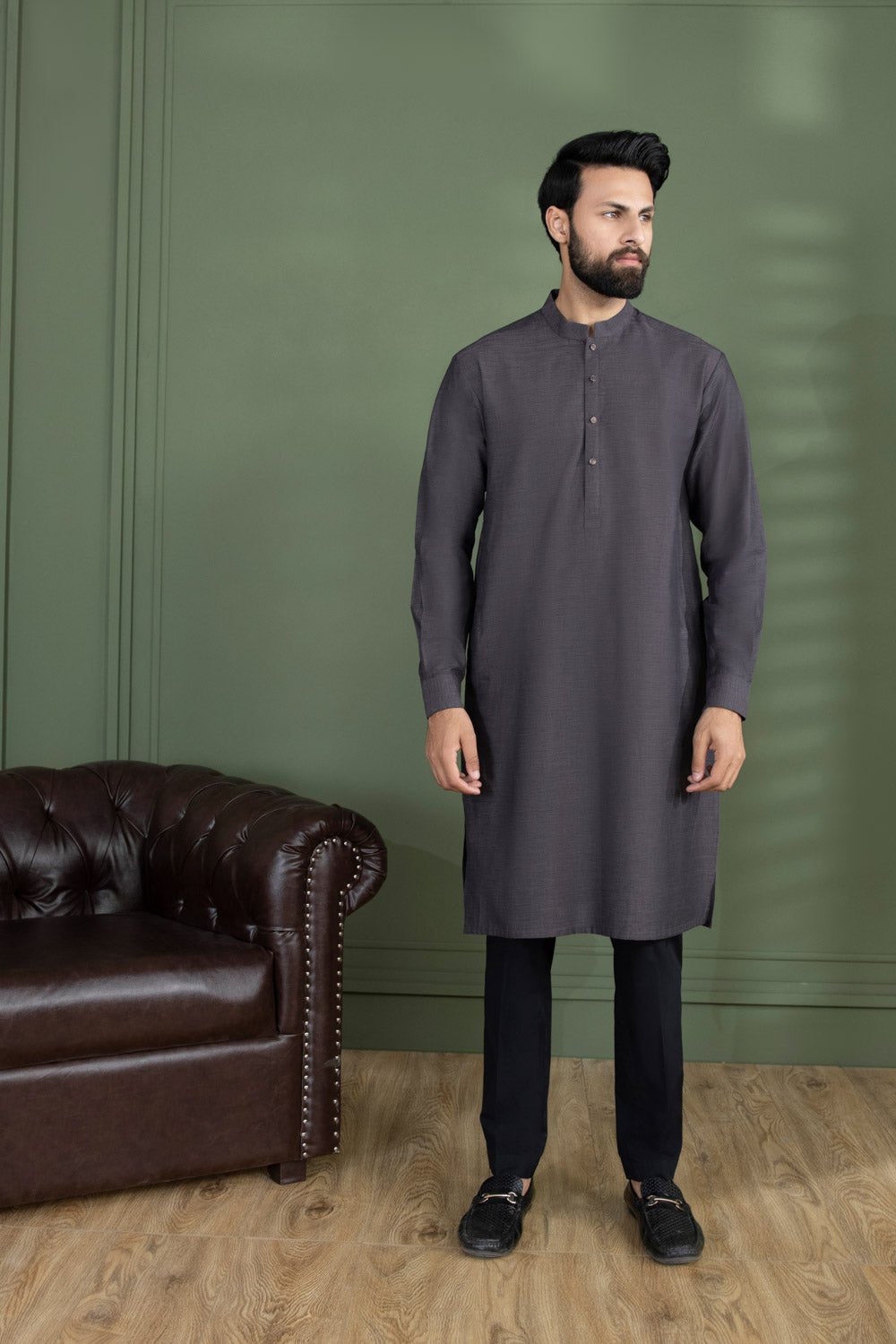 Sapphire Cotton Yarn Dyed Kurta Bagallery