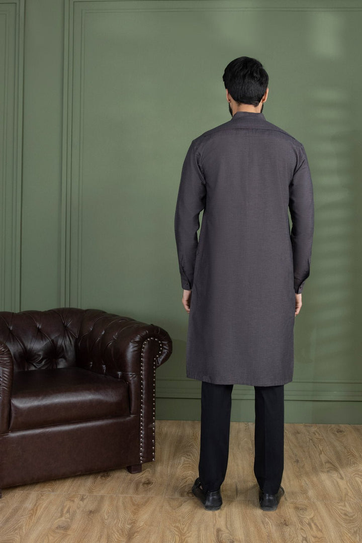 Sapphire- Cotton Yarn Dyed Kurta