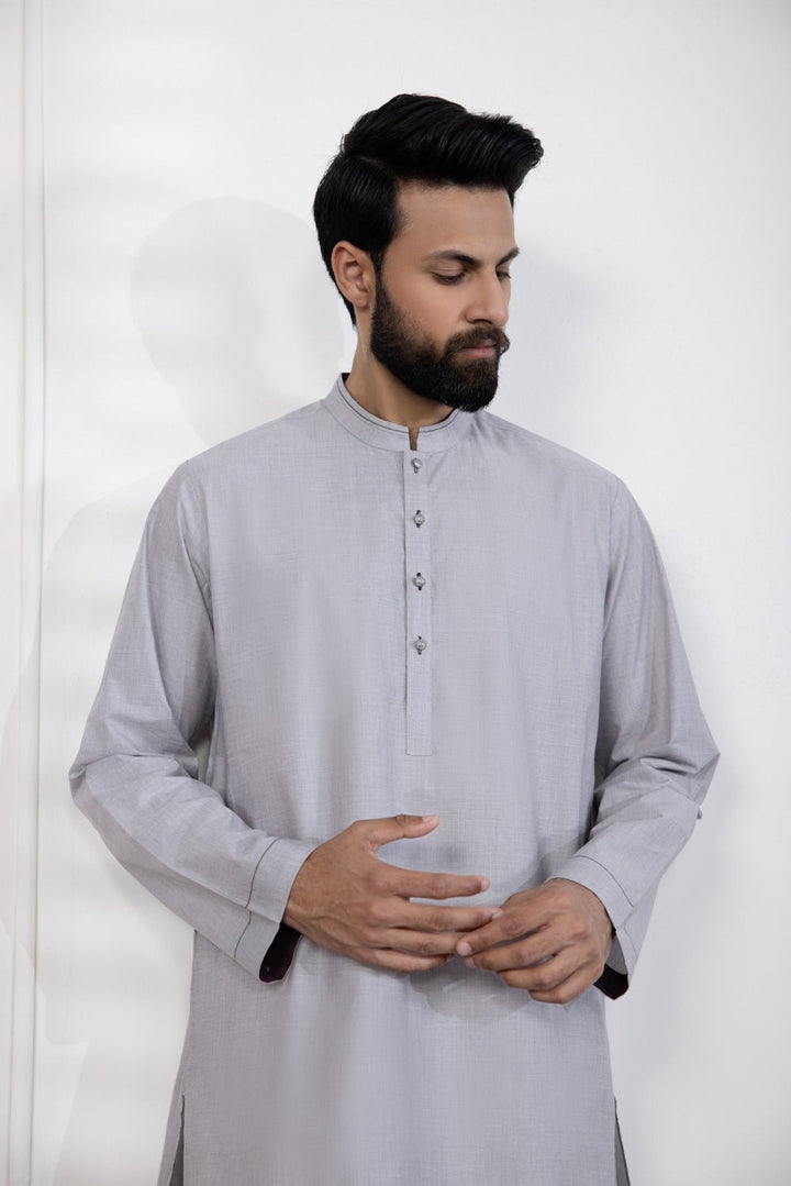 Sapphire- Cotton Yarn Dyed Kurta