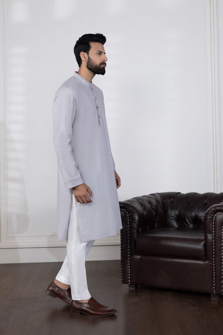 Sapphire- Cotton Yarn Dyed Kurta