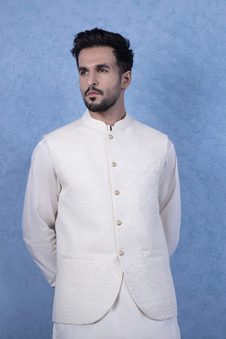 Sapphire Karandi Jacquard Waistcoat