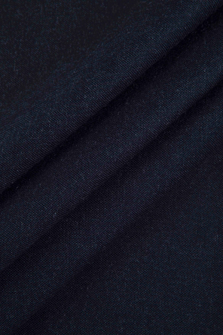 Sapphire Blended Wool Suit Dark Blue