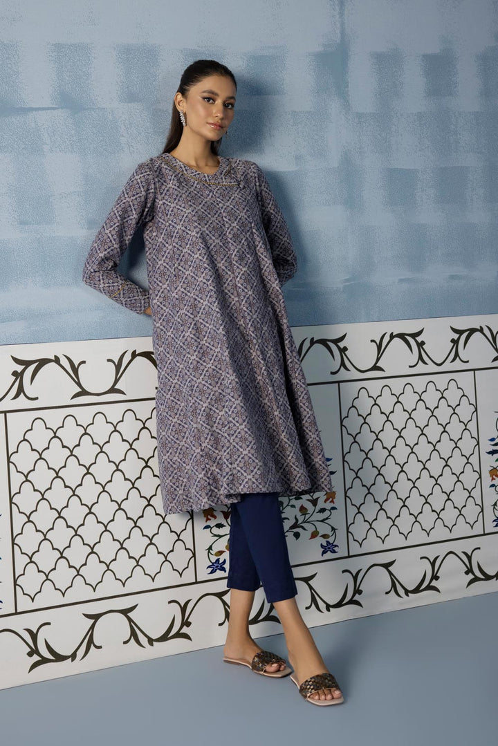 Sapphire- Jacquard Frock