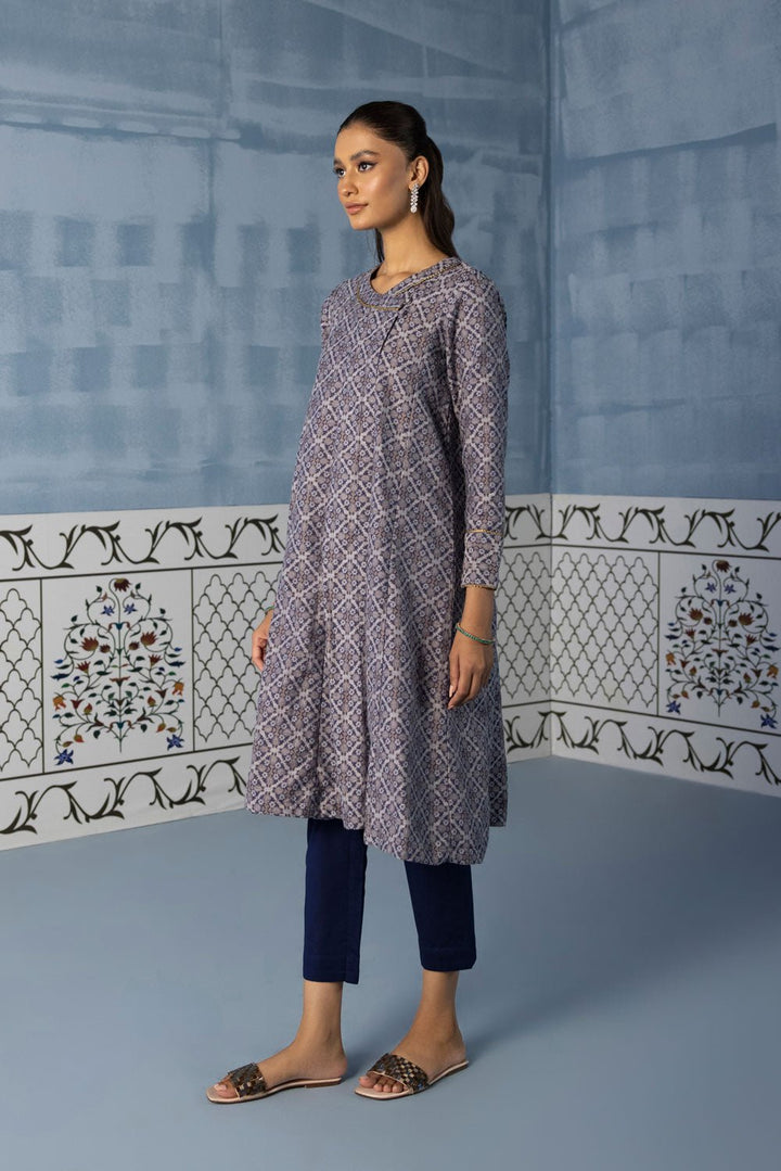 Sapphire- Jacquard Frock