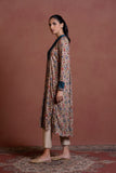 Sapphire- Printed Viscose Linen Frock