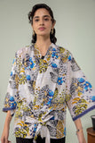 Sapphire- Printed Lawn Kimono