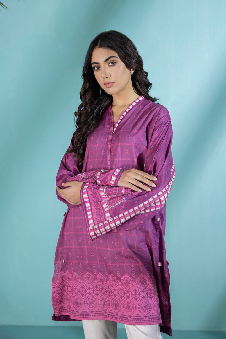 Sapphire- Embroidered Lawn Shirt