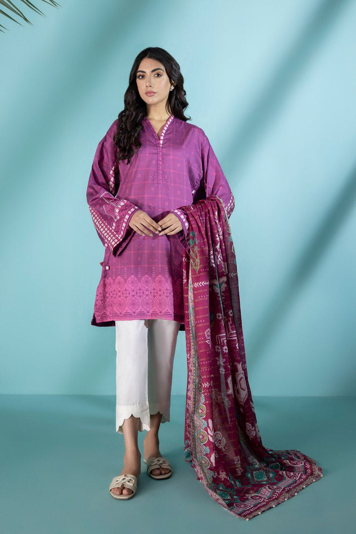 Sapphire- Embroidered Lawn Shirt