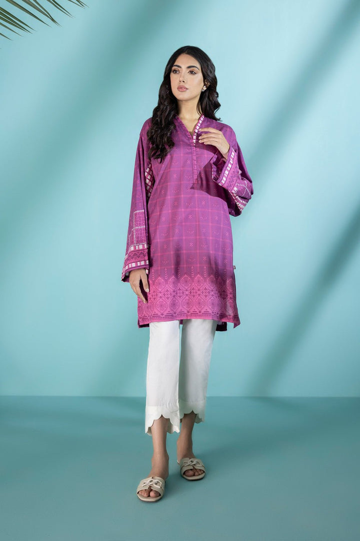 Sapphire- Embroidered Lawn Shirt