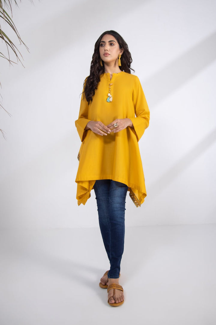 Sapphire-Solid Lawn Kurti