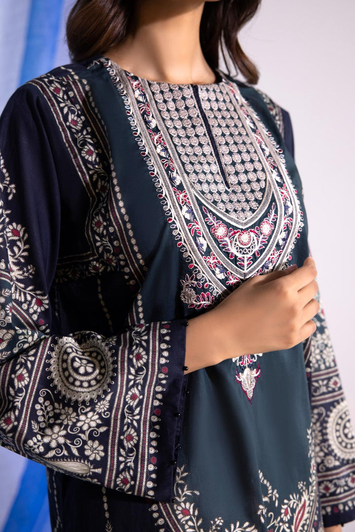 Sapphire- Embroidered Lawn Shirt